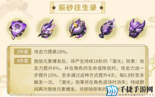 原神2.6版本新增了哪些圣遗物 详细效果介绍